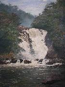 Almeida Junior Votorantim Falls oil on canvas